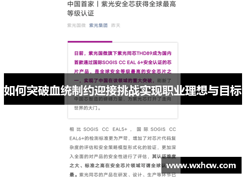 如何突破血统制约迎接挑战实现职业理想与目标