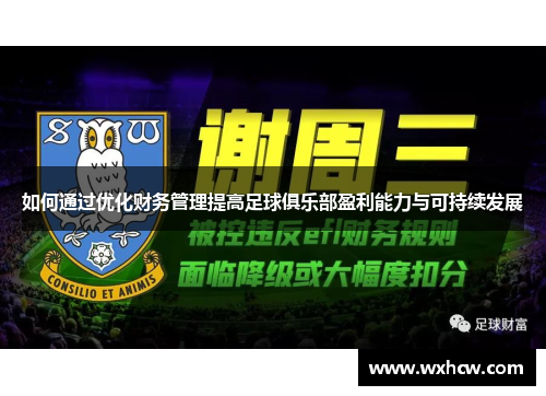 如何通过优化财务管理提高足球俱乐部盈利能力与可持续发展